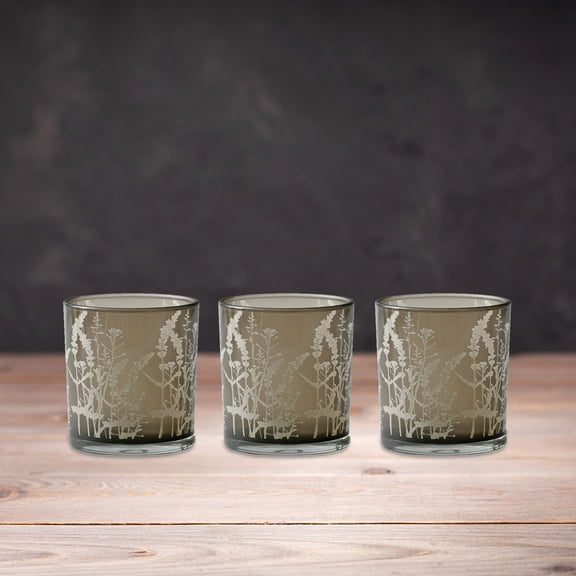 Melrose International LLC Votive Holder (Set of 3) 3"H Glass
