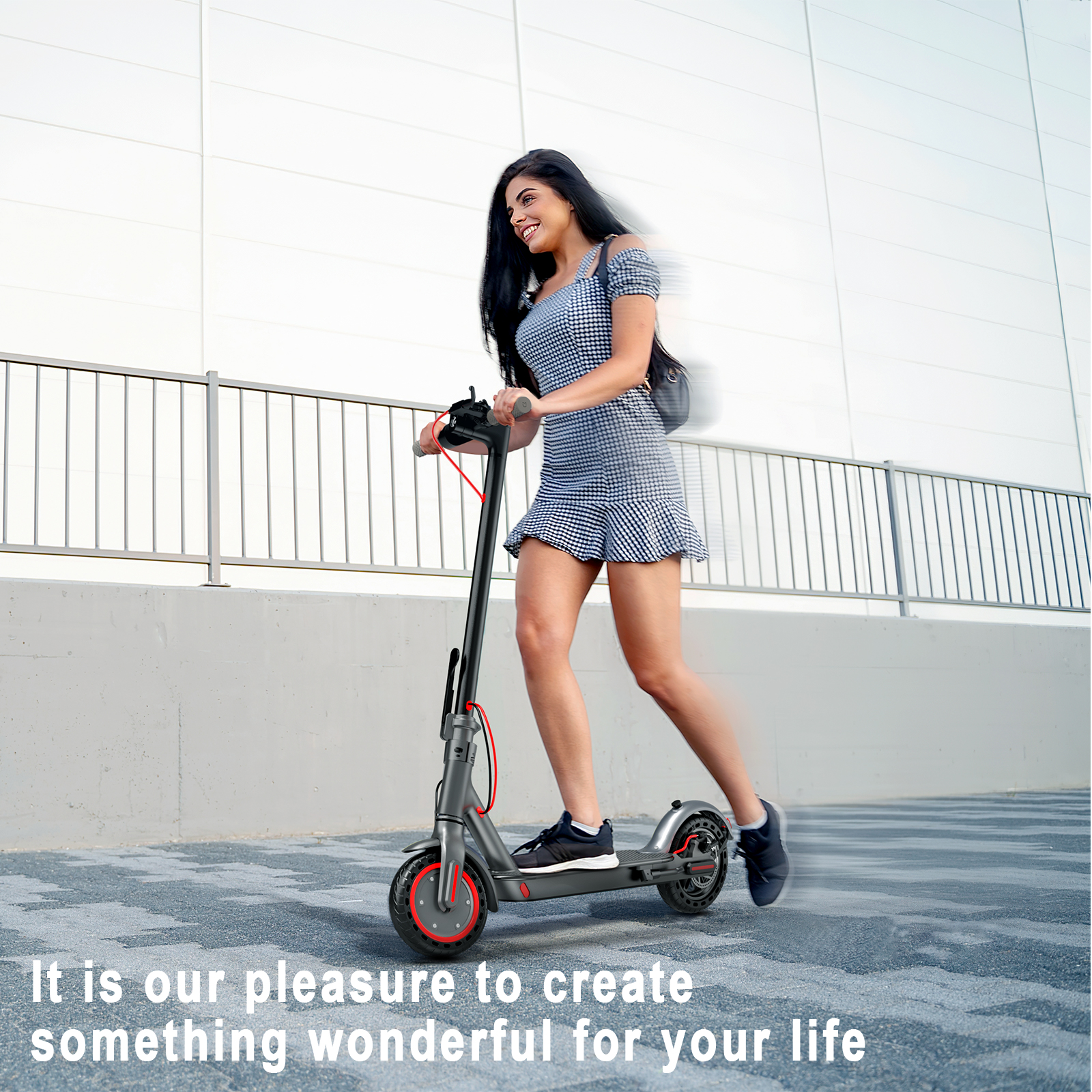 AOVOPRO ES80 350W 8.5' Foldable Electric Scooter for Adults and Child, 21 Miles Range - image 4 of 9