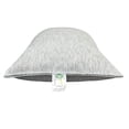 thumbnail image 2 of ORGANIC TEXTILES Organic Shredded Latex Bed Pillow with Heather Gray Cotton Cover - For Sleeping, Head Support, Side Back Stomach Sleeper, Soft and Breathable - (Queen Size), 2 of 5