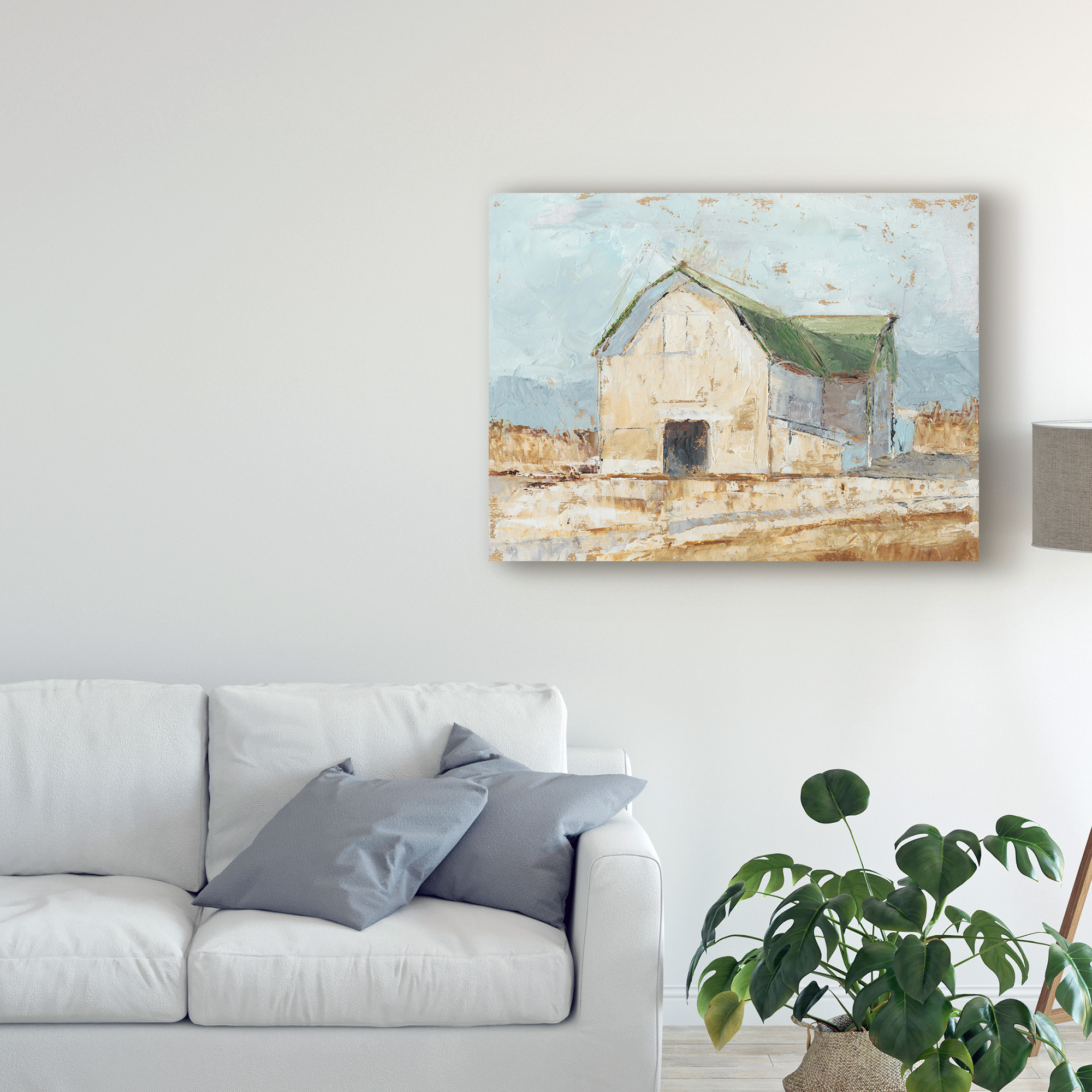 Trademark Fine Art 'Whitewashed Barn IV' Canvas Art by Ethan Harper