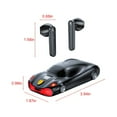 thumbnail image 3 of Up to 65% off! Cameland Bluetooth Headphones Game Sports Car Modeling Wireless Bluetooth Headset Display Low Battery Delay Long Endurance Bluetooth Headset Bluetooth Earbuds, 3 of 9