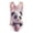 #18-Light Pink, variant on Girls' Swimwear One Piece 13-14 Years, Girls Athletic Swimwear Piece Competitive Training Summer Performance Swim for Children