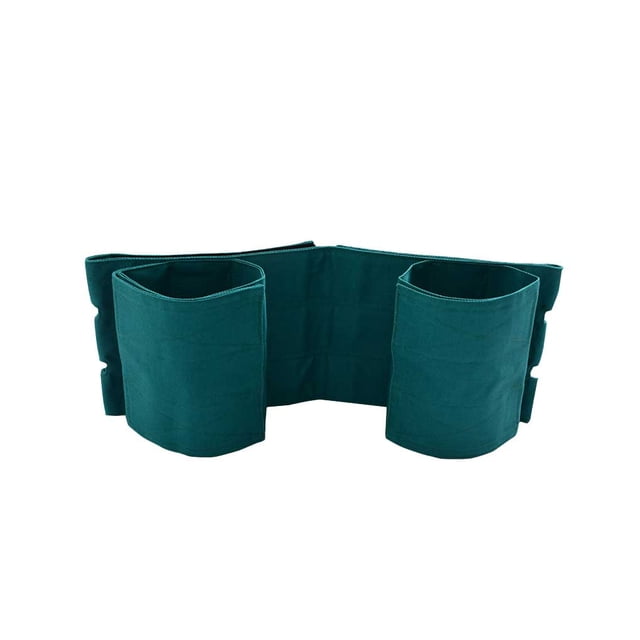 Langgg Polyester Wheelchair Leg Strap Portable Sticker Type Washable Professional Fixing Old People Patients Foot Brace Support Green