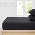 thumbnail image 3 of Sábana bajera ajustable Sweet Home Collection Twin XL negra, 3 of 5
