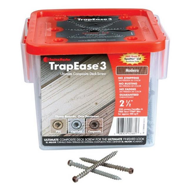 Fastenmaster FMTR3212350SLMD 2.5 in. Composite Deck Screw 350 Piece