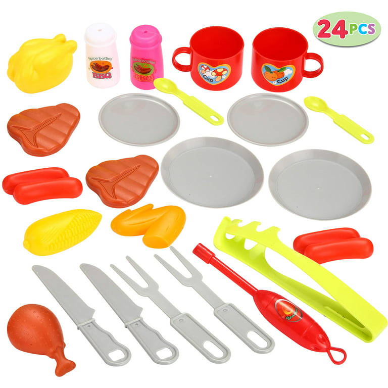 34 PCS Toy BBQ Grill Set, Little Chef Pretend Play, Cooking Kitchen Toy  Interactive BBQ To - Pretend Play Toys - Roanoke, Virginia, Facebook  Marketplace