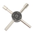 thumbnail image 2 of 4 Way Electric Control Cabinet Key, Durable Stainless Steel Cross Electric Control Cabinet Key Portable With Keyhole For RC Vehicle, 2 of 8