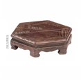 thumbnail image 2 of Base de jarrón de madera en miniatura con pedestal for té, figuras decorativas, estante, 2 of 6