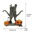 thumbnail image 3 of JoyMoreHome Halloween Hteme Fish Tank Resin Decor, Pumpkin Tree Stump Decoration for Fish Tank, Tabletop, 3 of 4
