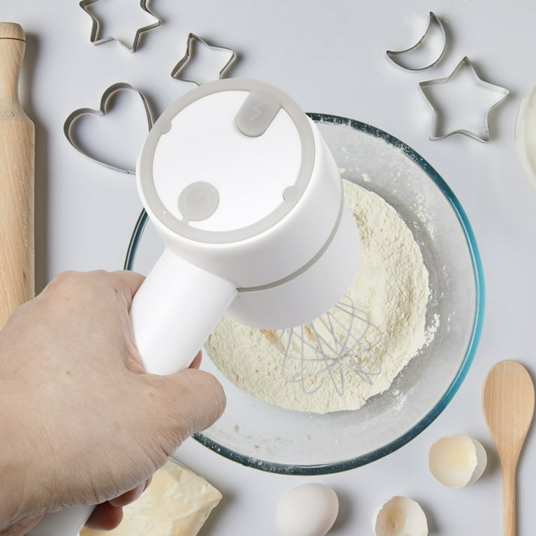 Delightful Baking Made Easy: Wireless Electric Egg Beater , Manual Blender, Battery  Powered Mixer for Brownies, Cakes, Dough & Protein Cream