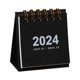 thumbnail image 4 of Calendario De Escritorio De Pie 2x2024 Mini Calendario De Escritorio Pequeño Para Escritorio De Oficina En Casa Negro 2 piezas, 4 of 10