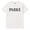 White black spots, variant on Round-neck short-sleeve new PARKE men's and women's casual T-shirt with sports and fitness print