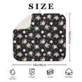 thumbnail image 4 of Pioneer Flower Floral Print Pattern Kitchen Dish Drying Mat 1 Pack, Ultra Absorbent Microfiber Drainer Mat, 16"x18", 4 of 6