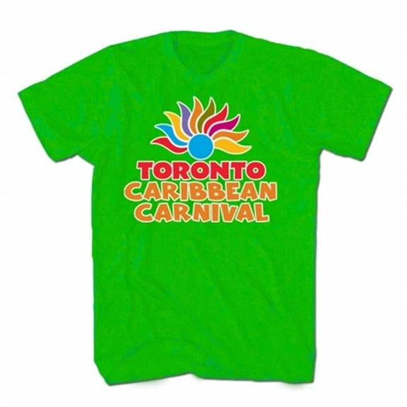Toronto Caribbean Carnival Adult T-Shirt- Lime- Arch Logo- XL