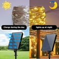 thumbnail image 2 of HUGFEGWE Solar Battery Box for LED String Lights, Outdoor String Lights Control Panel with DC Charging 8 Remote Control Modes Pack Powered Lithium Panel Light w/Remote Control (24V) CA919-67875, 2 of 9