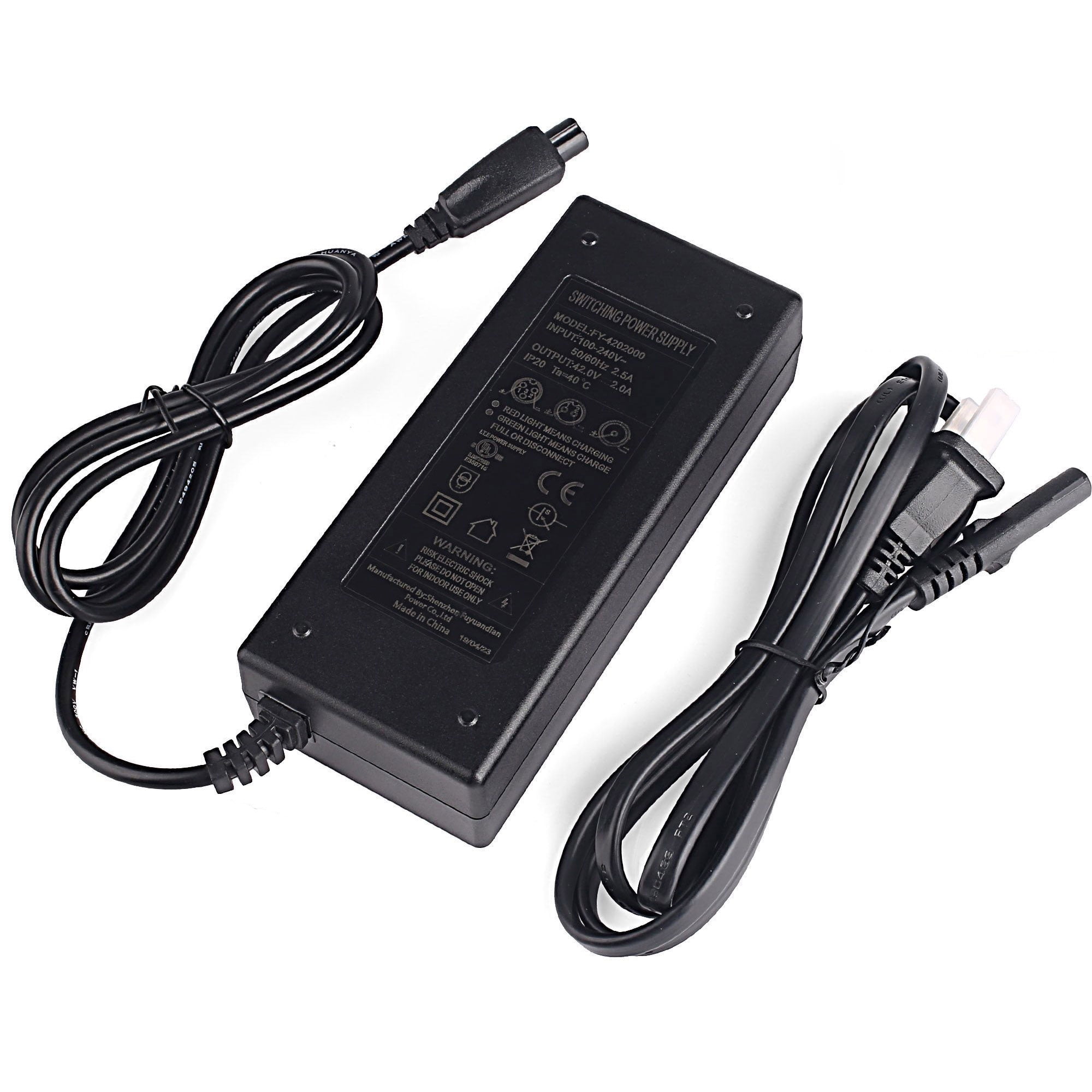 42V 2A Adapter Charger For Balancing Electric Scooter SWAGTRON T580 T1 T5 T6 T8 