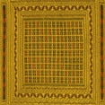 thumbnail image 1 of Ahgly Company Indoor Square Southwestern Yellow Country Area Rugs, 5' Square, 1 of 4