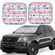 thumbnail image 1 of Fotbe Pink Striped Flamingo Juego de 2 Piezas de Parasoles para Parabrisas | Bloqueador Solar para Auto | Accesorios Plegables para Protección Solar Interior-Medium, 1 of 6