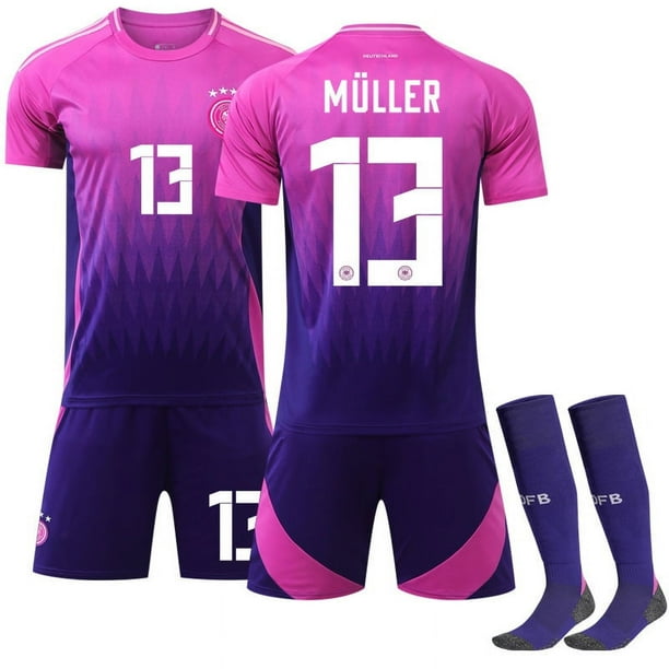 2024 camiseta de la Copa de Europa uniforme de fútbol alemán personalizado No. 8 Kroos equipo nacional uniforme de entrenamiento para adultos y niños nuevo13+calcetines