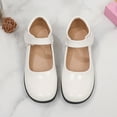thumbnail image 4 of Gyratedream Girl's Mary Jane School Uniform Shoes Strap Dress Uniform Flats Low Heel Princess Ballet Flats, 4 of 8