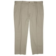 Farah - Big Men's Twill Stain-Free Pleated Pant