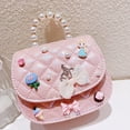 thumbnail image 2 of Bolso rosa bonito de princesa para niñas pequeñas, juego de simulación, disfraces y regalos de cumpleaños y Navidad, 2 of 2