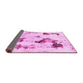 thumbnail image 2 of Ahgly Company Indoor Square Abstract Pink Modern Area Rugs, 6' Square, 2 of 4