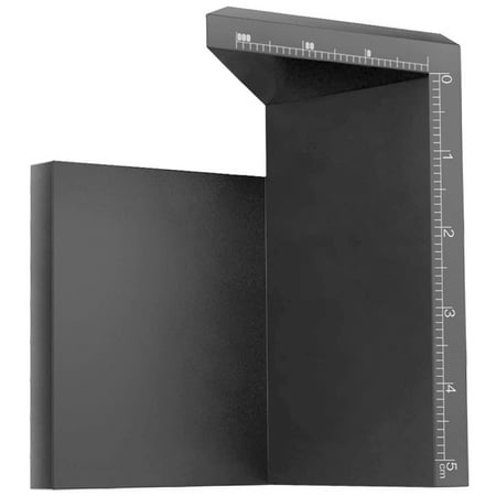 

45°Angle Marker Woodworking Scriber Aluminum Alloy Center Finder Wood Line Measuring Scriber Marking Tool for Woodworking Drawing - Black