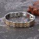thumbnail image 1 of Pulsera de acero de titanio Nikou con cadena para hombre alta intensidad, 1 of 9
