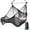 Dark Grey-240x80cm, variant on Hammock Chair Handmade Hangington Rope Woven Seat Soft-spun Large Stretch Swing Collapsible Strong Metal Spreader Bar Elegantramefort Indoor Outdoor Garden