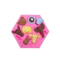 thumbnail image 2 of Injueey Animales molde hojas autoensamblaje hornear Cupcake Fondant dibujos animados cumpleaños dulces herramientas de decoración de pasteles Herramientas y accesorios para hornear Rosa, 2 of 6