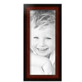 thumbnail image 2 of ArtToFrames 7" x 17" Honors Mahogany with Black Picture Frame, 7x17 inch Brown Wood Poster Frame (WOM-5154), 3 Pack, 2 of 6