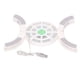 thumbnail image 2 of DRS04 Computadora plegable Enfriador para computadora portátil Almohadilla de enfriamiento Base de enfriamiento USB luminosa (Blanco), 2 of 8