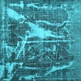 thumbnail image 1 of Ahgly Company Indoor Square Abstract Light Blue Contemporary Area Rugs, 6' Square, 1 of 4