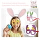 thumbnail image 5 of Gafas con purpurina de dibujos animados de Pascua Qarigey Tipo 3 NO3, 5 of 6