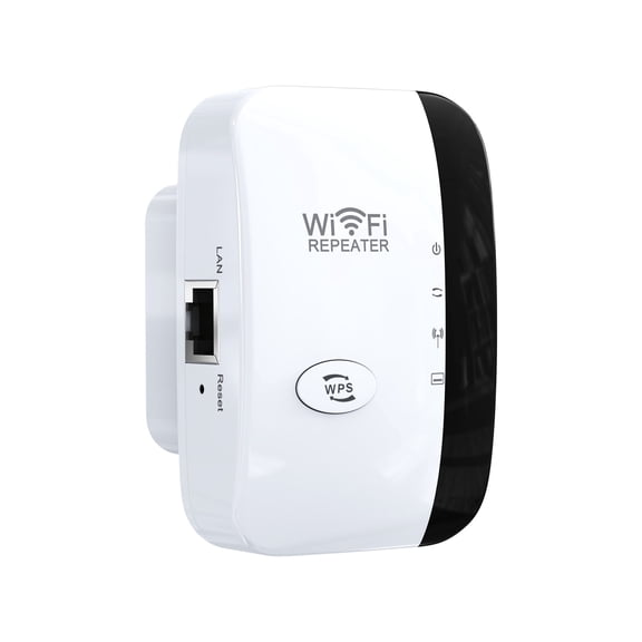 VENINGO WiFi Extender Signal Booster for Home Up to 5000 Sq. Ft and 50 Devices, 300Mbps Speed, Long Range Amplifier with Ethernet Port, 1-Tap Setup