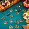 thumbnail image 5 of 40PCS Maple Leaf Charms Alloy Maple Leaf Pendant Charms Large Bronze Enamel Leaves Dangle Charms Fall Enamel Leaf Pendants for DIY Necklace Bracelet Jewelry Making, 5 of 7