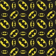 DC Comics Cotton Flannel 42" Batman Directional Fabric, by the yard