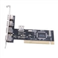 thumbnail image 2 of 2X Tarjeta Adaptadora de Tarjeta de Expansión PCI de 5 Puertos PCI A USB 2.0 Tarjeta PCI Sin Controlador de 480 Mbps para Computadora de Escritorio, 2 of 5