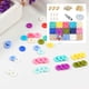 thumbnail image 5 of Cuentas de arcilla polimérica, cuentas de 6 mm de colores brillantes, cuentas espaciadoras para hacer joyas 15 rejillas 3092 piezas, 5 of 9