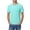 Mint Green, variant on Casual Short Sleeve T Shirt for Summer Outdoor Sports Loose Fit Breathable Workout Training Tee with Crew Neck Mens V Neck T Shirts Mod Bod Tops Mens T Shirts Short Sleeve