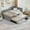 Gray#1, variant on Twin Size Adjustable Bed Base, Twin XL Size Upholstery Daybed and Side Storage pocket,Beige, Beige Bed Frames,Velvet Platform Bed Frames, Furniture Bedroom Furniture Beds, Frames & Bases