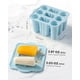 thumbnail image 5 of Moldes para helados MEETRUE, 9 piezas de silicona, sin BPA, con palitos y bolsa, 5 of 7