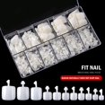 thumbnail image 3 of Nails - Cover DIY False Acrylic Toenail Tips for Salon Decoration and French Style Full Set, 3 of 7