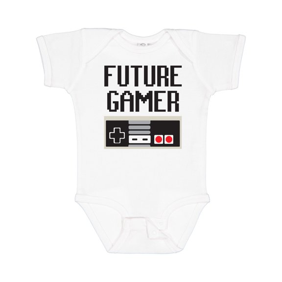 Inktastic Future Gamer Boys or Girls Baby Bodysuit