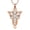 Rose Gold, variant on Infinity Celtic Knot Urn Necklace for Ashes Crystal Infinity Cremation Jewelry for Human / Pet Stainless Steel Keepsake Memorial Urn Gifts
