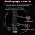 thumbnail image 4 of Xinwanna Gaming Chair with Bluetooth Speakers and Led Lights, Massage Gamer Chair with Footrest High Back and Lumbar Support, Ergonomic Height Adjustable Video Game Chairs Recliner for Adults, 4 of 9