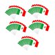 thumbnail image 2 of 50 piezas de banderas de mano decorativas, banderas impresas a una sola cara en palo, banderas pequeñas para mexicano, 2 of 8