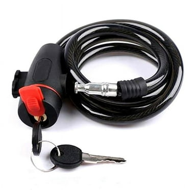 Bike Key Lock Chain Cycling Bicycle Bike Trolly Security Steel Wire Cable Locker