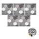 thumbnail image 5 of Azulejo Etiqueta De La Pared 3D Hexagonal Impermeable Etiqueta De La Pared Autoadhesivo Etiqueta Protectora De La Pared Para La Cocina Baño Sala De Estar Decoración 5Pcs Kearding HA013187-00, 5 of 7